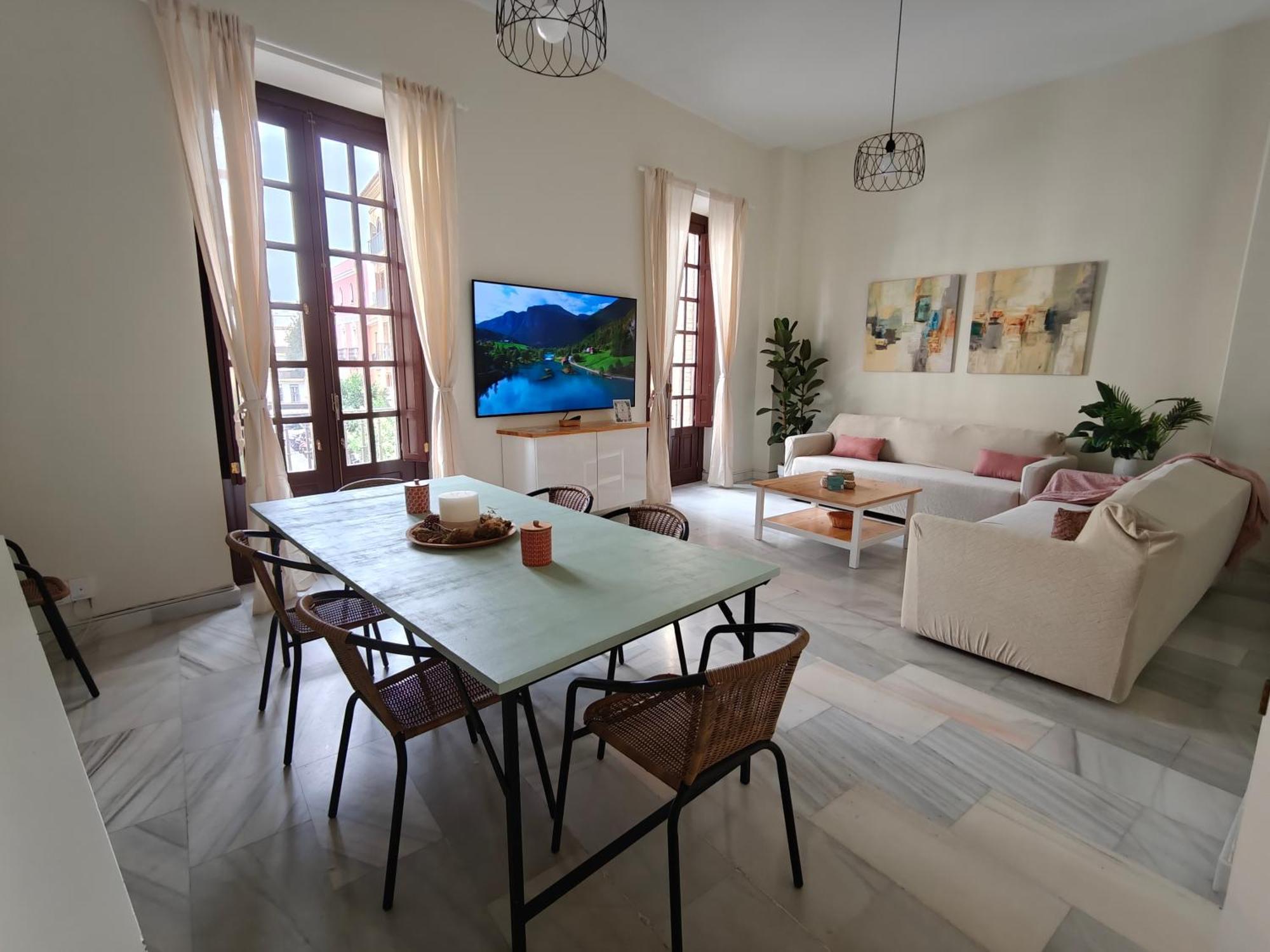 Charming Bright Apartment With Balconies On Cuesta Del Rosario Séville Extérieur photo